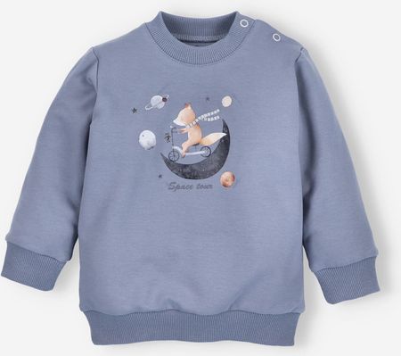 Bluza dresowa SPACE TOUR z bawełny organicznej dla chłopca