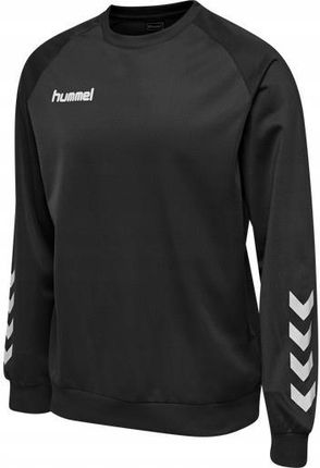 Hummel Czarna Klasyczna Sportowa Bluza Logo 6T6 HMR__116