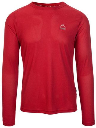 Koszulka męska z długim rękawem Elbrus Alar Polartec - czerwona