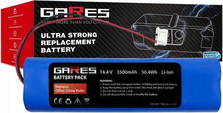 Gares Bateria Akumulator Do Overmax Aspiri Zeegma Zonder Robo 14,4V 3,5Ah Li-Ion
