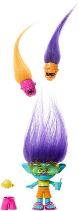 Mattel Trolls Mruk Włosy z niespodzianką HNF02 HNF12
