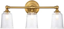 Elstead Lighting - Kinkiet Łazienkowy Hugolake 3Xg9 3,5W Ip44 Mosiądz/Transparentny Fe-Hugolake3Bath-Bb (Fehugolake3Bathbb)