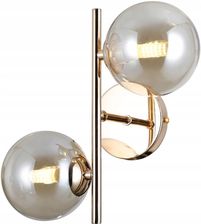 Zdjęcie Italux Erimida Wl-2244-2-Gd Kinkiet Lampa Ścienna Nowoczesna Szklana Złoty (Wl22442Gd) - Świdnik