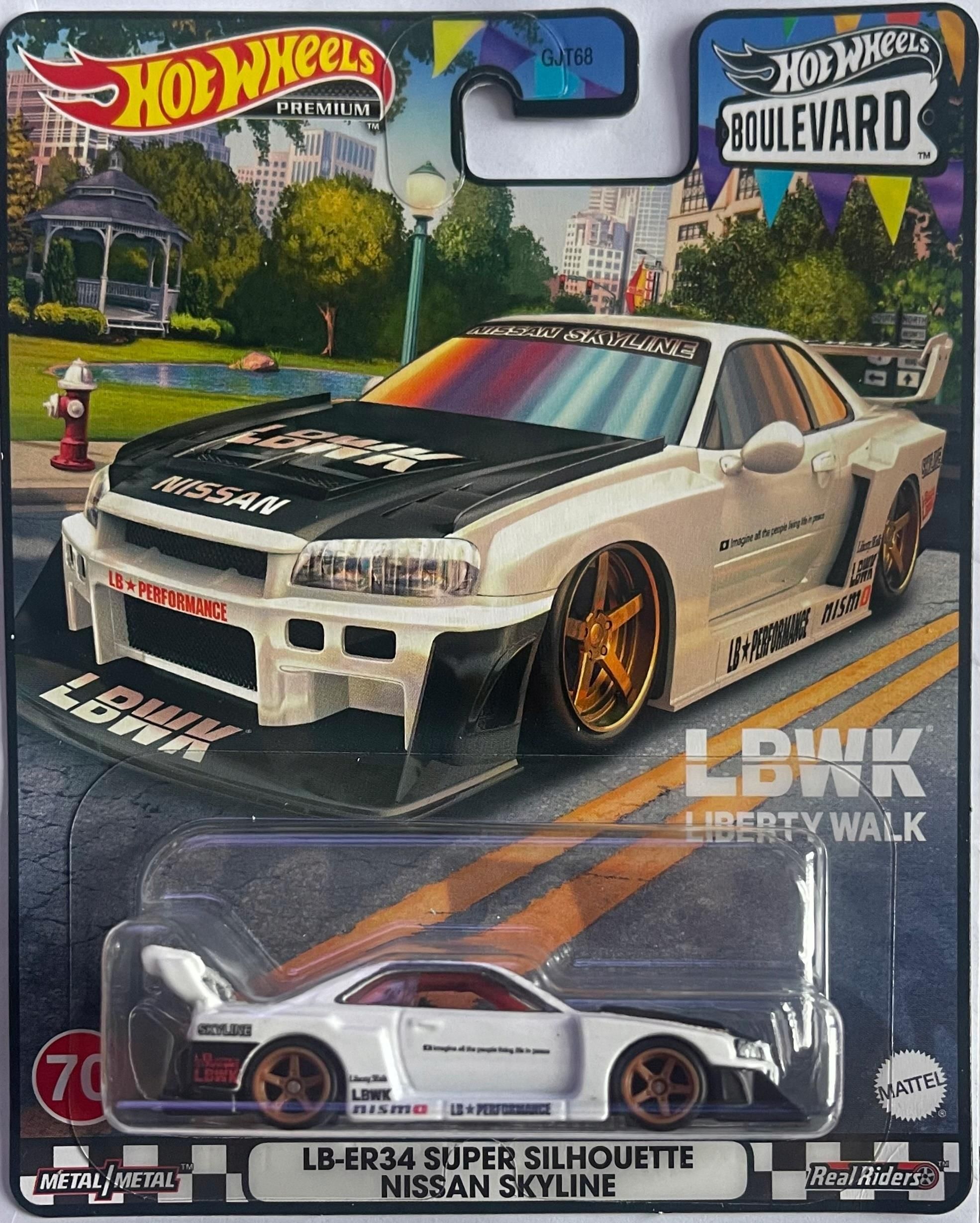 Hot Wheels Premium LB-ER34 Silhouette Nissan Skyline GJT68