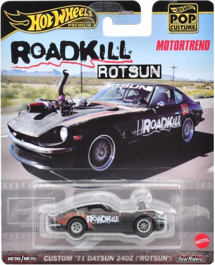 Hot Wheels Premium Pop Culture Custom '71 Datsun 240Z ('Rotsun') 1