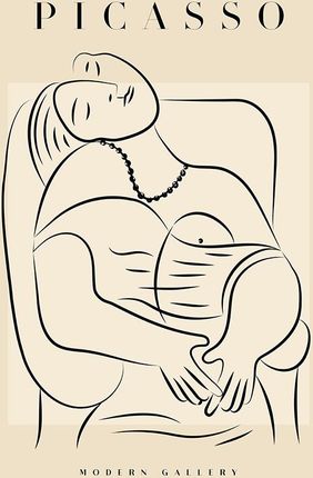 Kmbpress Picasso Śpiąca kobieta Plakat 30x40cm obraz #719