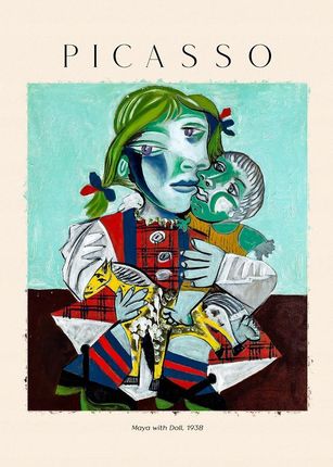 Kmbpress Picasso Maja z lalką Plakat 21x30cm obraz #514