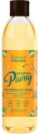 Barwa Naturalna Szampon Piwny dodający blasku z kompleksem witamin 300ml