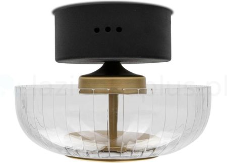 Altavola Design Vitrum Lampa Podsufitowa Czarny, Przezroczysty, Złoty (LA104CW)