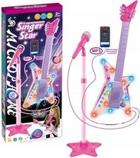 Zdjęcie Frikolino Mikrofon Na Statywie Z Gitarą Zestaw Do Karaoke Gitara (ZG87281) - Kęty