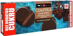 Zdjęcie Pure&Good Ciastka Kakaowe Z Kremem O Smaku Brownie W Czekoladzie Gorzkiej Bez Dodatku Cukru 128g - Wrocław