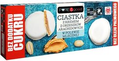 Pure&Good Ciastka Z Kremem Orzechowym W Polewie Mlecznej Bez Dodatku Cukru 128g