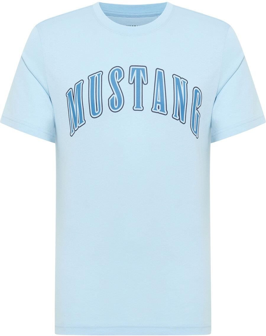 T-shirt Uomo MUSTANG Stile Austin: Maglietta Basic Casual, Capo Essenziale - 5