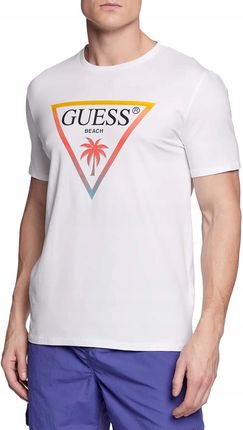 Guess T-Shirt męski F3GI02 J1314 Biały roz. L