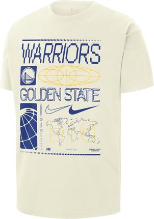 T-shirt męski Nike NBA Max90 Golden State Warriors - Biel
