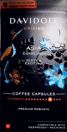 Davidoff Kapsułki Aluminiowe Asia Espresso Do Nespresso 10szt.