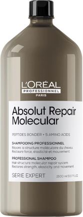 LOREAL SE Absolut Repair Molecular 1500ml - Regenerujący szampon do włosów zniszczonych