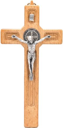 Krzyż Drewniany Św. Benedykt 15 Cm