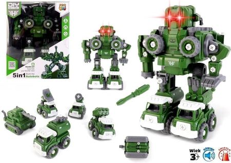 Pro Kids Robot 5W1 Skręcany Zielony