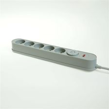 Zdjęcie Plastrol Listwa Zasilająca Z Układem Przeciwprzepięciowym 5 Gniazd Włącznik Szary W00018 - Czerwionka-Leszczyny