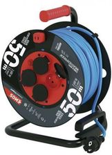 Zdjęcie Emos Zwijany Mrozoodporny 50M 4 Gniazda Niebieski Silikon 230 V P08550W - Cieszyn