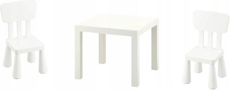 Ikea Iikea Stolik Lack Krzesełko Mammut Dla Dziecka Zestaw 3Szt.