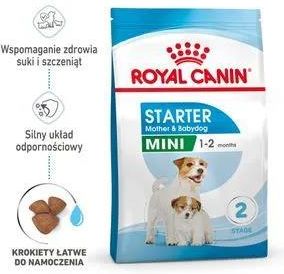 Royal Canin Mini Starter Mother & Babydog Karma Sucha Dla Suk W Ciąży I Okresie Laktacji Oraz Szczeniąt Od 4 Do 8 Tygodnia Ras Małych 8Kg