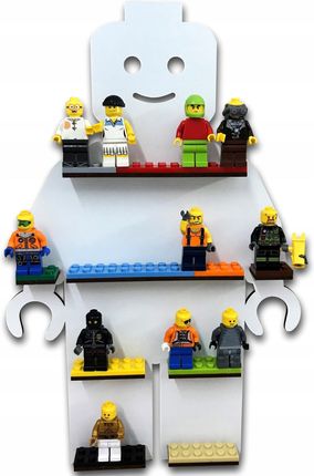 Eco-Life Półka Na Minifigurki Lego Pomieści 20 Figurek