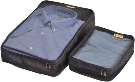 Travel Blue Dwa Organizery Na Odzież Packing Cubes Black