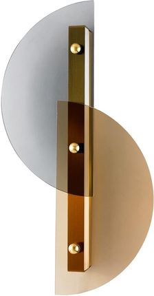Lampa ścienna arco led złota 50 cm kod: ST-10335W