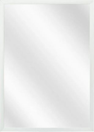 Elior Srebrne Prostokątne Lustro W Aluminiowej Ramie Bracio 45X60Cm