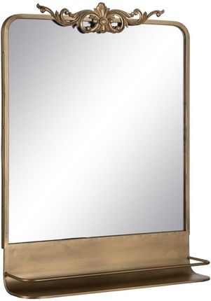 Bigbuy Home Emaga Lustro Ścienne Złoty Szkło Żelazo 62X16X65 Cm
