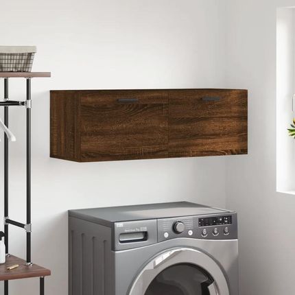Vidaxl Szafka Wisząca Brązowy Dąb 100X36,5X35 Cm 830147