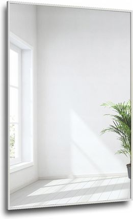 Alfaram Lustro W Białej Minimalistycznej Ramie1201 100X200