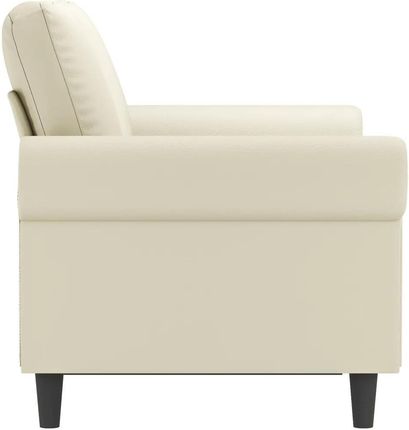 Vidaxl 2-Osobowa Sofa Kremowy 120 Cm Sztuczna Skóra 359500 - zdjęcie 2