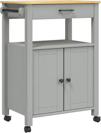 Vidaxl Wózek Kuchenny Monza 60X40X90 Cm Lite Drewno Sosnowe 376098 - zdjęcie 2