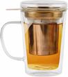 Vialli Design Szklanka Z Podwójną Ścianką Zaparzaczem Amo 300 Ml (29378)