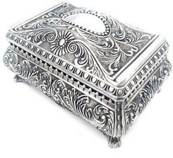 Zdjęcie Srebrna Szkatułka Metalowa - Kościerzyna