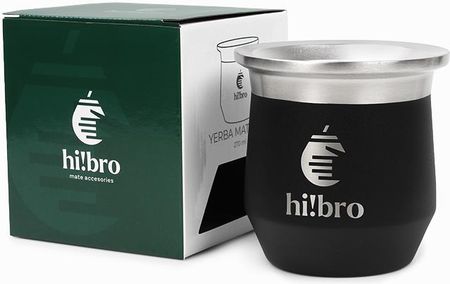 Hibro Yerba Mate Cup INOX Deep Black 270 ml