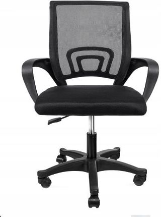 Retoo Fotel Biurowy Czarny Krzesło Obrotowe Krzesło Do Biurka Ergonomiczny