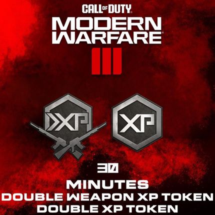 Call of Duty: Modern Warfare III - 30 Minutes Double XP Token + 30 Minutes Double Weapon XP Token (PC/PSN/Xbox Live)