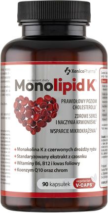 Monolipid K Na Cholesterol 90 kaps. roślinnych