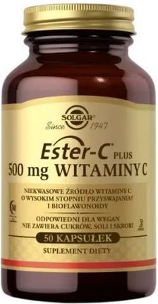 Solgar Ester-C Plus 500 Mg Witaminy C 50 Kaps