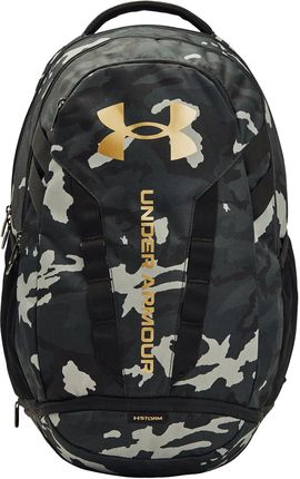 Plecak Under Armour Hustle 5.0 Backpack - Black/Metallic Gold