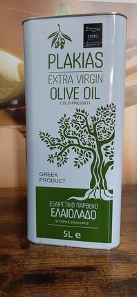 Oliwa z oliwek z pierwszego tłoczenia Extra Virgin Plakias 5 litrów puszka