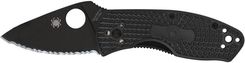 Zdjęcie Spyderco Ambitious Frn Black Blade Serrated C148Sbbk C200105315 - Stoczek Łukowski