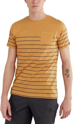 Jaggy Pocket T-shirt z krótkim rękawem - żółty