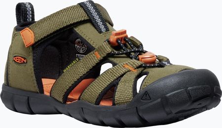 Keen Sandały Seacamp Ii Cnx Dark Olive Gold Flame