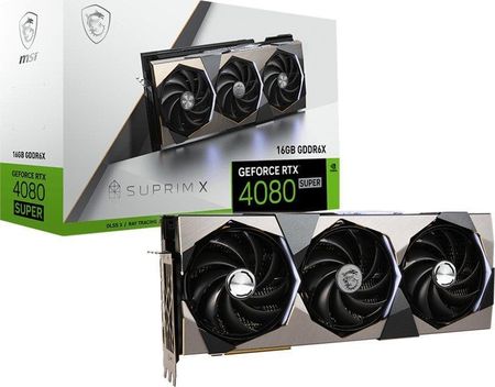 Msi GeForce RTX 4080 SUPER Suprim X 16GB GDDR6X (GEFORCERTX4080SUPER16GSUPRIMX)