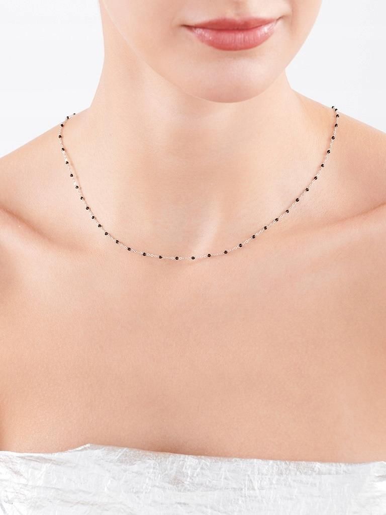 Apart Naszyjnik srebrny z emalią Ceny i opinie